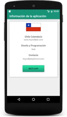 Chile Calendario 2020 android App screenshot 1